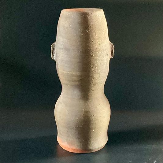 備前耳付き花器
